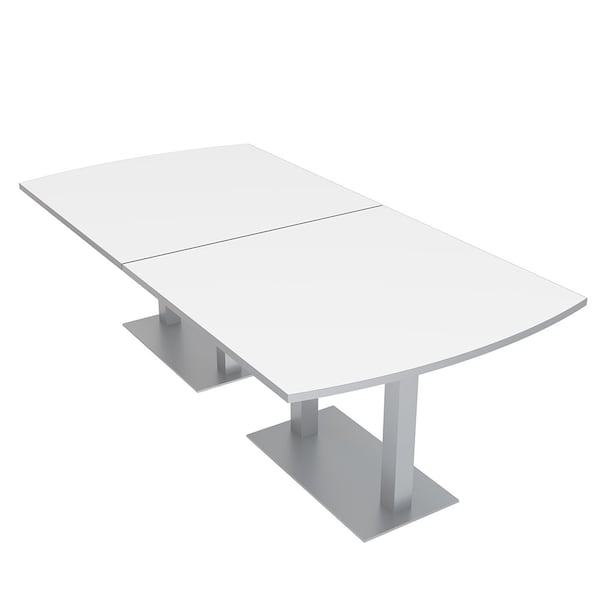 Skutchi Designs 45 in W, 96 in L, 29 in H, Engineered Wood Top, White HAR-AREC-46x92-DOU-XD09 - main